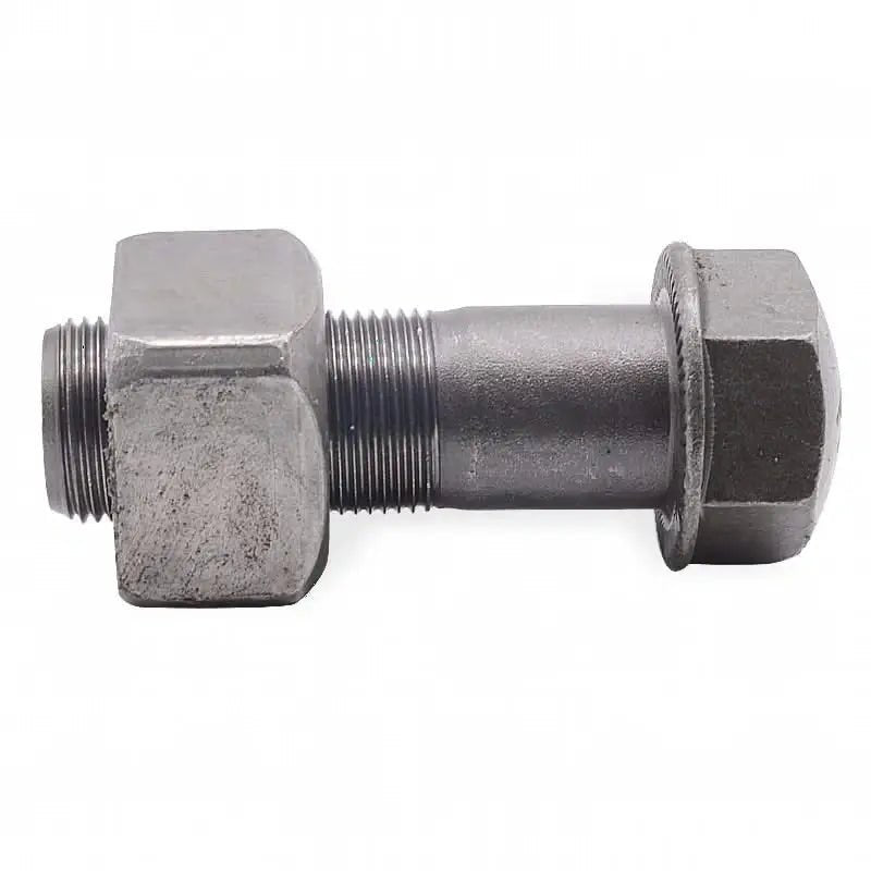 M22*65mm Track Shoe Bolt Chain Bolt with Nuts for Volvo CAT Fits Case Kobelco Fits Komatsu JD Excavator Loader- Pack of 70 - Fab Heavy Parts