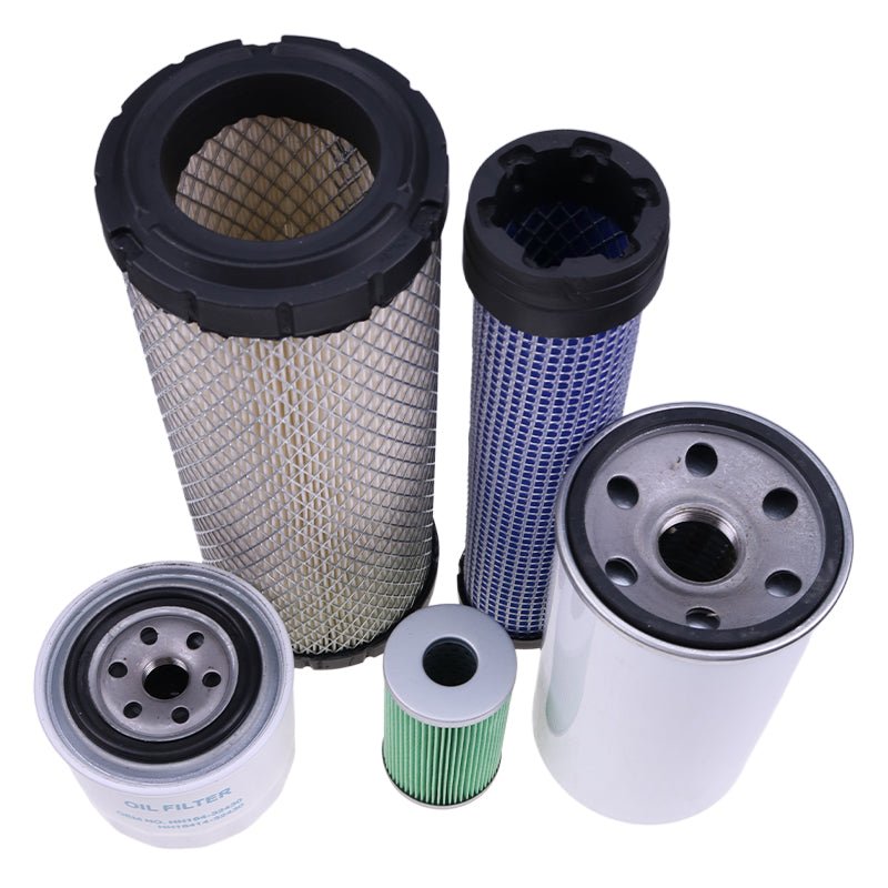 Maintenance Filter Kit 15521 - 32430 16414 - 32434 for Kubota Tractor L3010 L3130 L3410 L3430 HST - Fab Heavy Parts