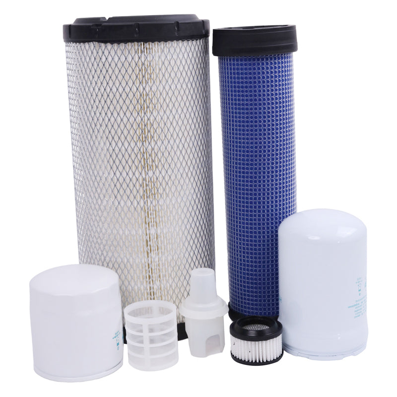 Maintenance Filter Kit HH1C0-32430 59700-26112 for Kubota Engine V3800-TIEF4 Loader SVL95-2S