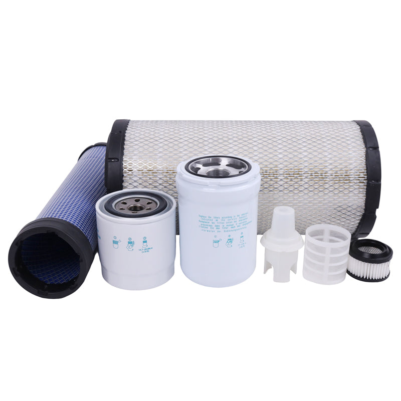 Maintenance Filter Kit HH1C0-32430 59700-26112 for Kubota Engine V3800-TIEF4 Loader SVL95-2S