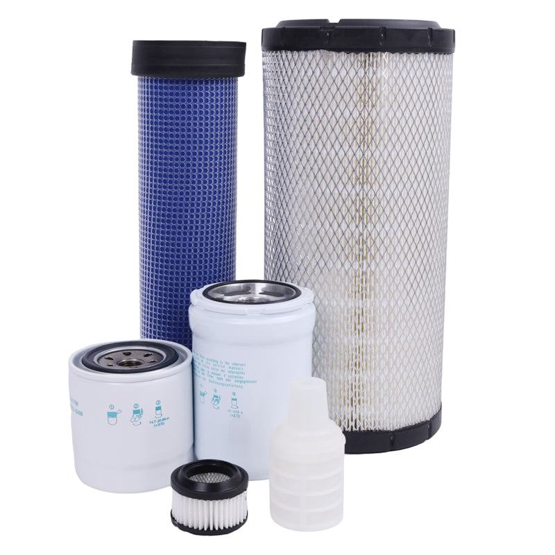 Maintenance Filter Kit HH1C0-32430 59700-26112 for Kubota Engine V3800-TIEF4 Loader SVL95-2S