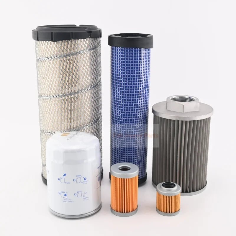 Maintenance Filter Kit for Kubota KX121 - 3 Mini Excavator - Fab Heavy Parts