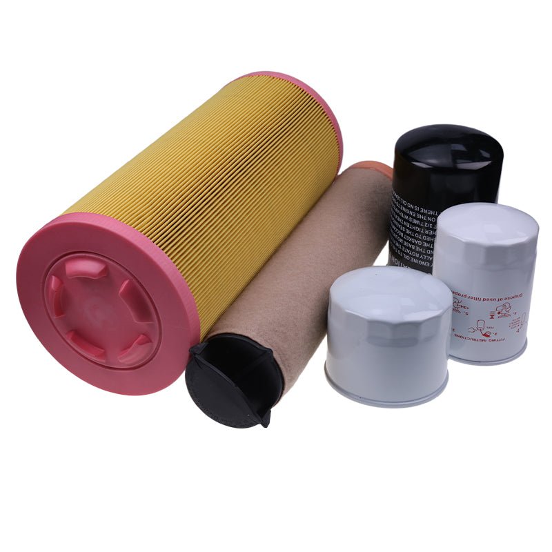 Maintenance Filter Kit HH1C0 - 32430 1J301 - 43170 16631 - 43560 1911113001 1911113002 for Kubota Engine V3800 Takeuchi Track Loader TL10 - Fab Heavy Parts