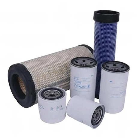 Maintenance Filter Kit HHTA0-37710 16631-43560 for Kubota Engine V3300-TIE Tractor M9000 ME9000 - Fab Heavy Parts