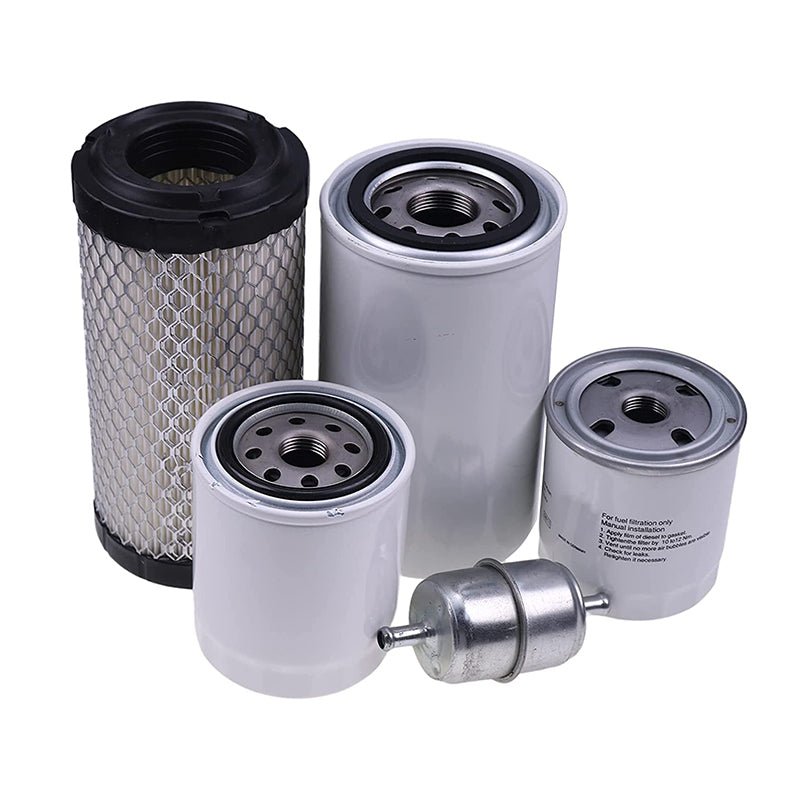Maintenance Service Filter Kit 14051 - 7020 T2555 - 38031 T2555 - 38021 T2555 - 55411 11013 - 7029 for Kioti Compact Tactor CS2210 CS2410 CS2510 SUB - Fab Heavy Parts