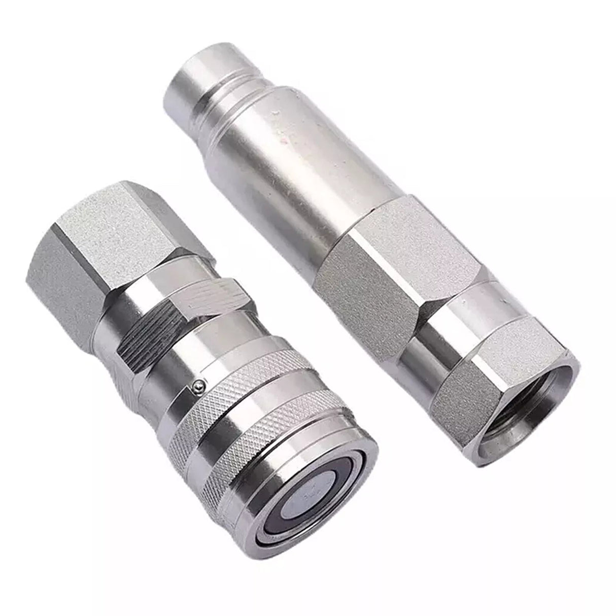 Male & Female Flat Face Coupler Kit 7246777 7246790 Aftermarket Replacement For Bobcat Loader 542 543 553 653 751 753 763 773 7753 853 863 864 873 963 - Fab Heavy Parts