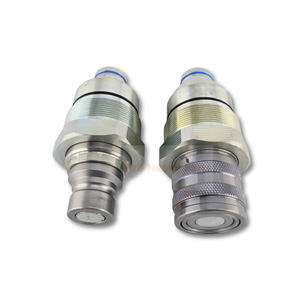 Male & Female Flat Face Coupler Kit V1311-77140 V1311-77150 Fits for Kubota Track Loader