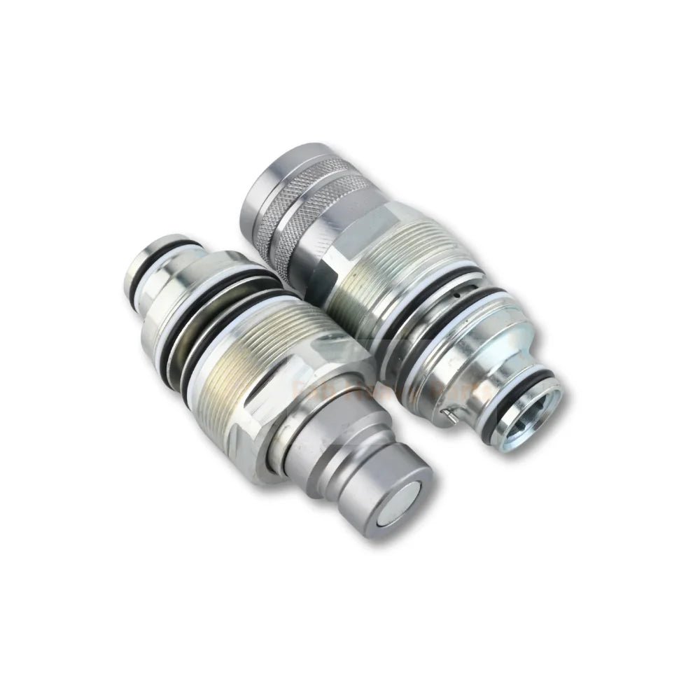 Male & Female Flat Face Coupler Kit V1311 - 77140 V1311 - 77150 Fits for Kubota Track Loader - Fab Heavy Parts