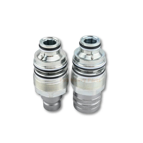 Male & Female Flat Face Coupler Kit V1311 - 77140 V1311 - 77150 Fits for Kubota Track Loader - Fab Heavy Parts