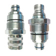 Male&Female Flat Face Quick Coupler 47396761 47396760 for Case TR340 L234 SR130 - Fab Heavy Parts