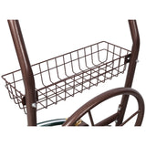 Metal Hose Reel Cart with Wheels Heavy Duty Hose Caddie 250 Ft Hose Capacity - Fab Heavy Parts