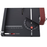 Mini Table Saw Belt Sander 4pcs Blades 10pcs Sanding Blet 7 Gear Adjustable 0 - 90° Angle - Fab Heavy Parts