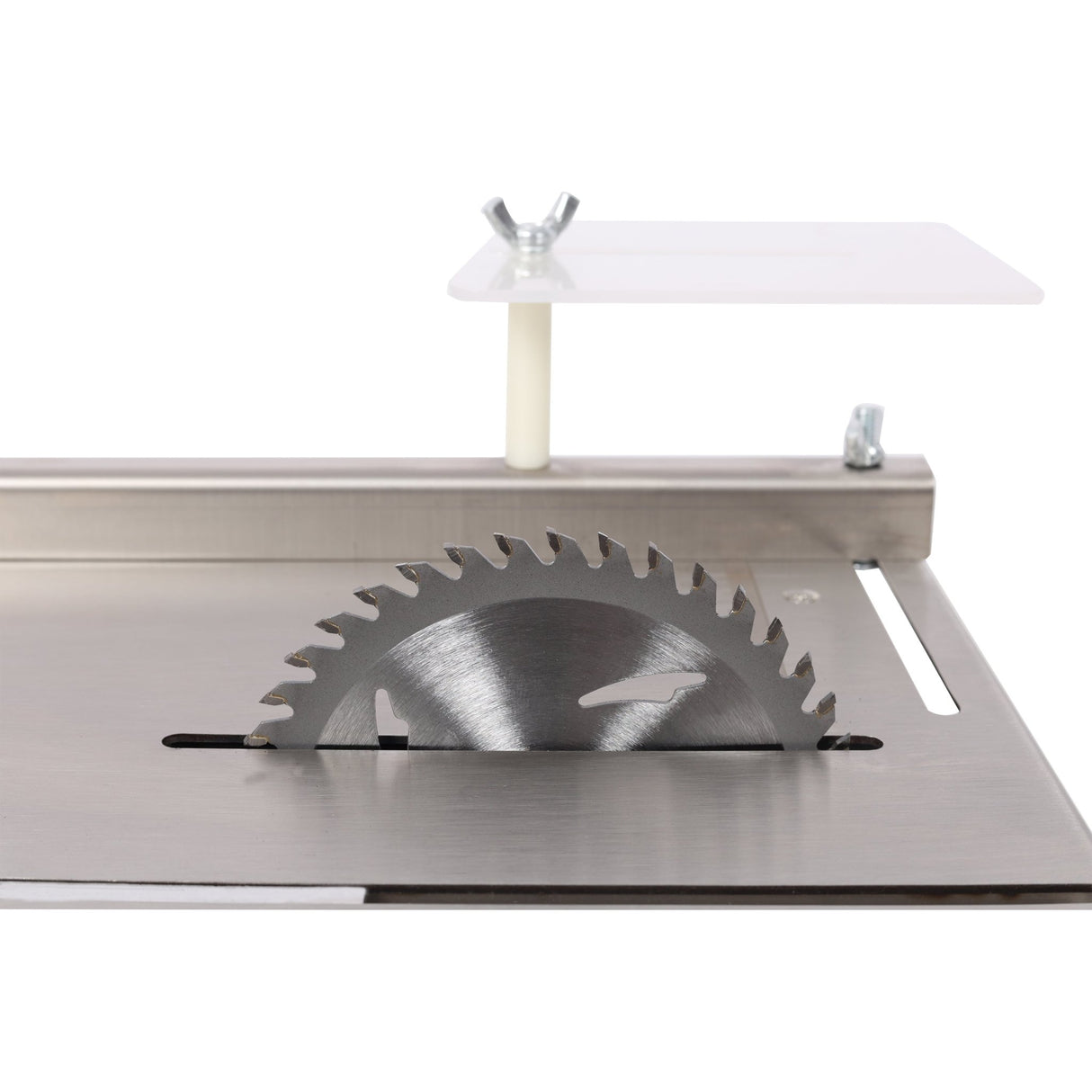 Mini Table Saw Belt Sander Stainless Steel Top 4pcs Blades 10pcs Sanding Blet 7 Gear Adjustable 0 - 90° Angle - Fab Heavy Parts