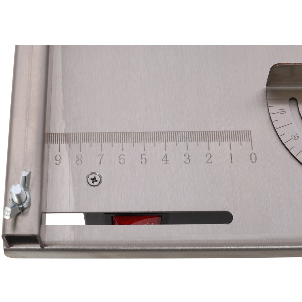 Mini Table Saw Belt Sander Stainless Steel Top 4pcs Blades 10pcs Sanding Blet 7 Gear Adjustable 0 - 90° Angle - Fab Heavy Parts