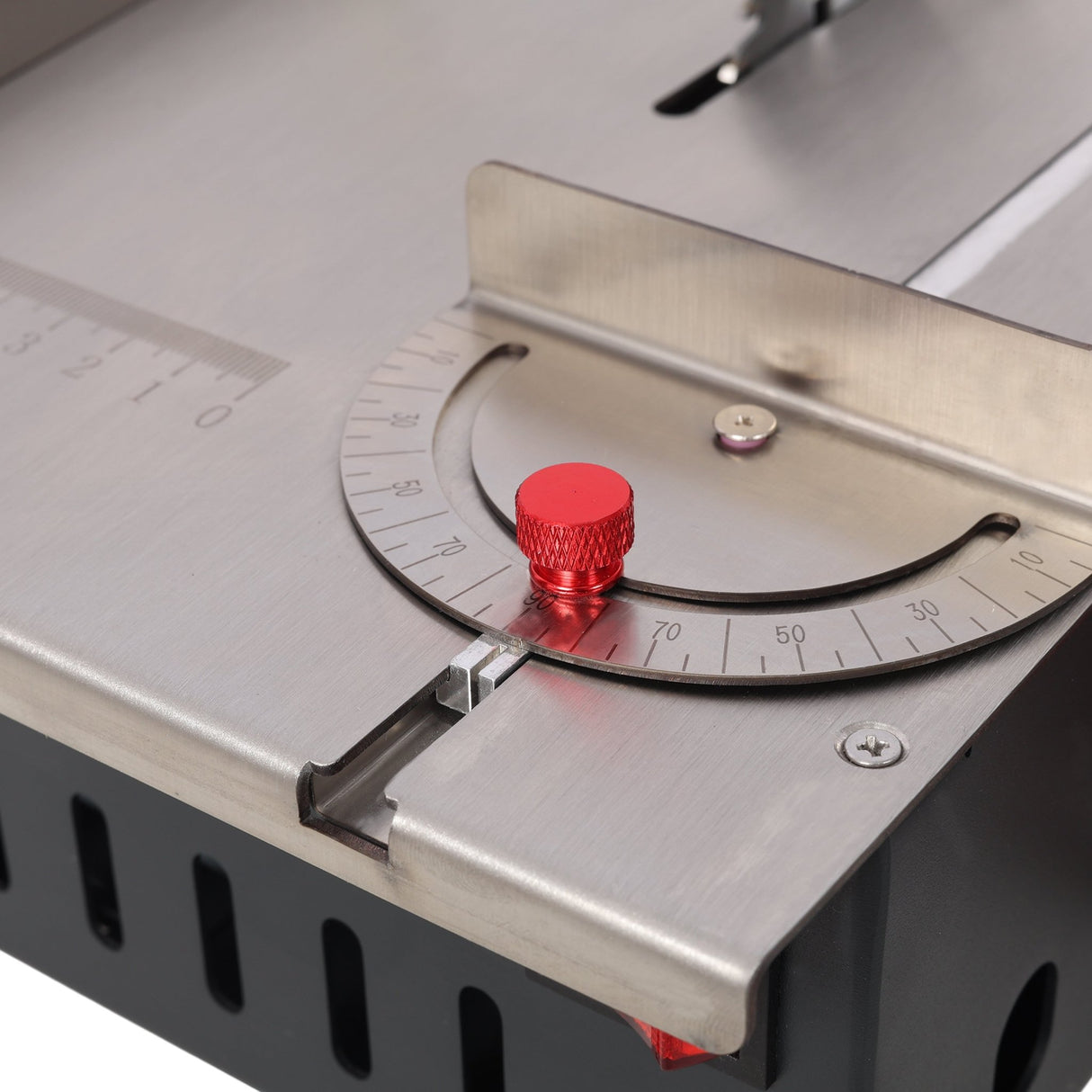 Mini Table Saw Belt Sander Stainless Steel Top 4pcs Blades 10pcs Sanding Blet 7 Gear Adjustable 0 - 90° Angle - Fab Heavy Parts