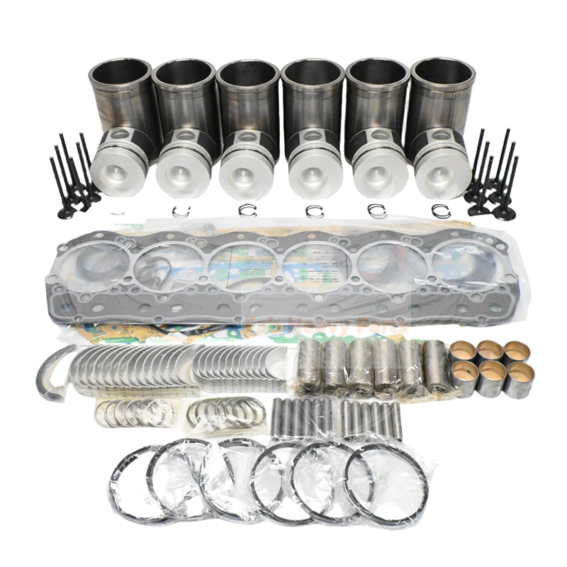 Mitsubishi 6D15 Engine Overhaul Rebuild Kit for Kobelco Excavator K909 II SK220 III SK220