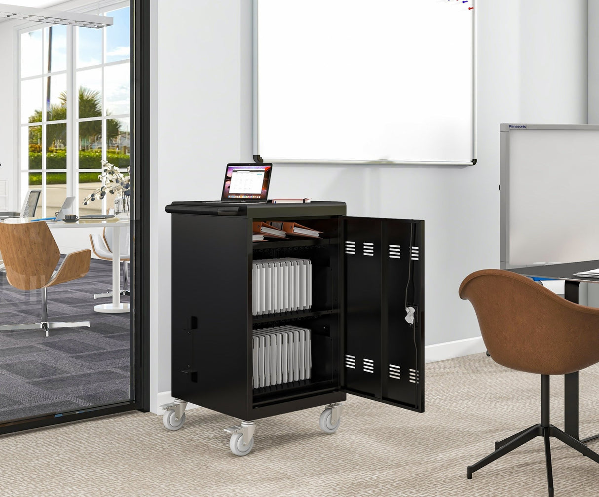 Mobile Charging Cart and Cabinet 32 - Device - Fab Heavy Parts