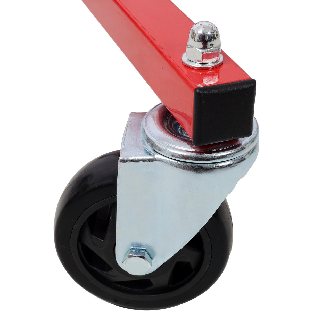 Mobile Wheel Panel Paint Stand Wheel Rim Painting Stand Auto Body Stand - Red - Fab Heavy Parts