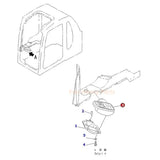 Monitor 7834 - 73 - 8000 Fits for Komatsu Excavator PC200EL - 6K PC150 - 6K PC150LC - 6K PC160 - 6K PC180LC - 6K PC180NLC - 6K PC200EN - 6K PW130ES - 6K - Fab Heavy Parts