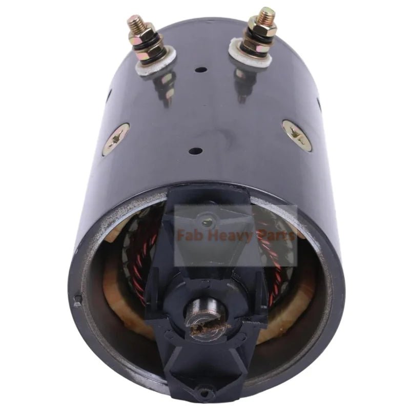 Motor Slotted Shaft 12V CCW Aligned Terminals 21500 21500K 21500K - 1 1306326 Fits for Fisher Western Snow Plow - Fab Heavy Parts