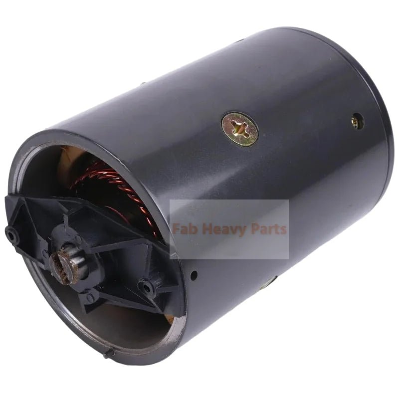 Motor Slotted Shaft 12V CCW Aligned Terminals 21500 21500K 21500K - 1 1306326 Fits for Fisher Western Snow Plow - Fab Heavy Parts