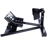Motorcycle Front Tire Motorbike Chock for 17" - 21" Wheels Locking Adjusting Stand - Black - Fab Heavy Parts
