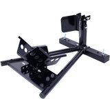 Motorcycle Front Tire Motorbike Chock for 17" - 21" Wheels Locking Adjusting Stand - Black - Fab Heavy Parts