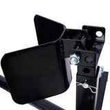 Motorcycle Front Tire Motorbike Chock for 17" - 21" Wheels Locking Adjusting Stand - Black - Fab Heavy Parts