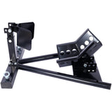 Motorcycle Front Tire Motorbike Chock for 17" - 21" Wheels Locking Adjusting Stand - Black - Fab Heavy Parts
