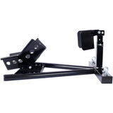 Motorcycle Front Tire Motorbike Chock for 17" - 21" Wheels Locking Adjusting Stand - Black - Fab Heavy Parts