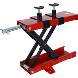 Motorcycle Lift Jack 1100lbs Capacity - Red - Fab Heavy Parts