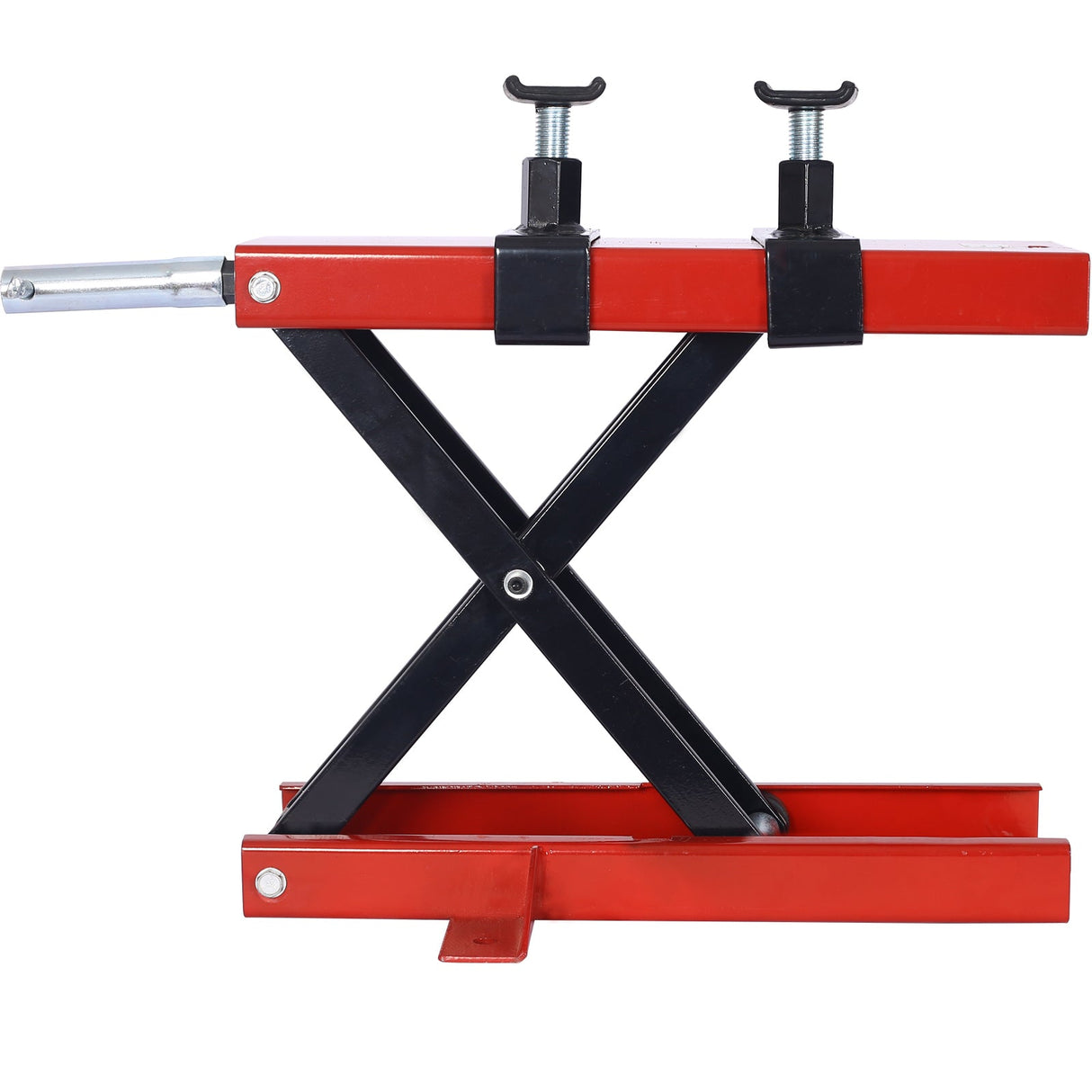 Motorcycle Lift Jack 1100lbs Capacity - Red - Fab Heavy Parts