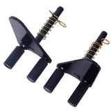 Motorcycle Stand 1000LB Sport Bike Front and Rear Wheel Lift Swingarm Paddock U - Black - Fab Heavy Parts