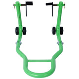 Motorcycle Stand 1000LB Sport Bike Front and Rear Wheel Lift Swingarm Paddock U - Green - Fab Heavy Parts