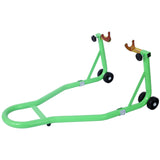 Motorcycle Stand 1000LB Sport Bike Front and Rear Wheel Lift Swingarm Paddock U - Green - Fab Heavy Parts