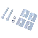 Motorcycle Stand 1000LB Sport Bike Front and Rear Wheel Lift Swingarm Paddock U - Red - Fab Heavy Parts