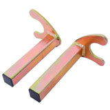 Motorcycle Stand 1000LB Sport Bike Front and Rear Wheel Lift Swingarm Paddock U - Red - Fab Heavy Parts