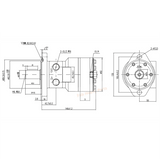 MovYard® Hydraulic Motor 101 - 1660 - 009 Replaces Eaton Char - Lynn H Series - Fab Heavy Parts