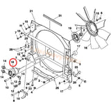 MovYard® Hydraulic Motor F070823 Fits for John Deere Forwarder 810E 1010E 1210E 1210G 1510E 1910E - Fab Heavy Parts