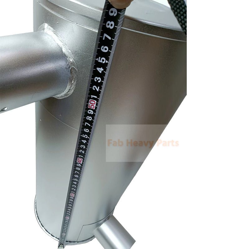 Muffler 2427N3301 Fits for Mitsubishi Engine 6D31 Kobelco Excavator SK200 SK200LC SK200 - 3 SK200LC - 3 - Fab Heavy Parts