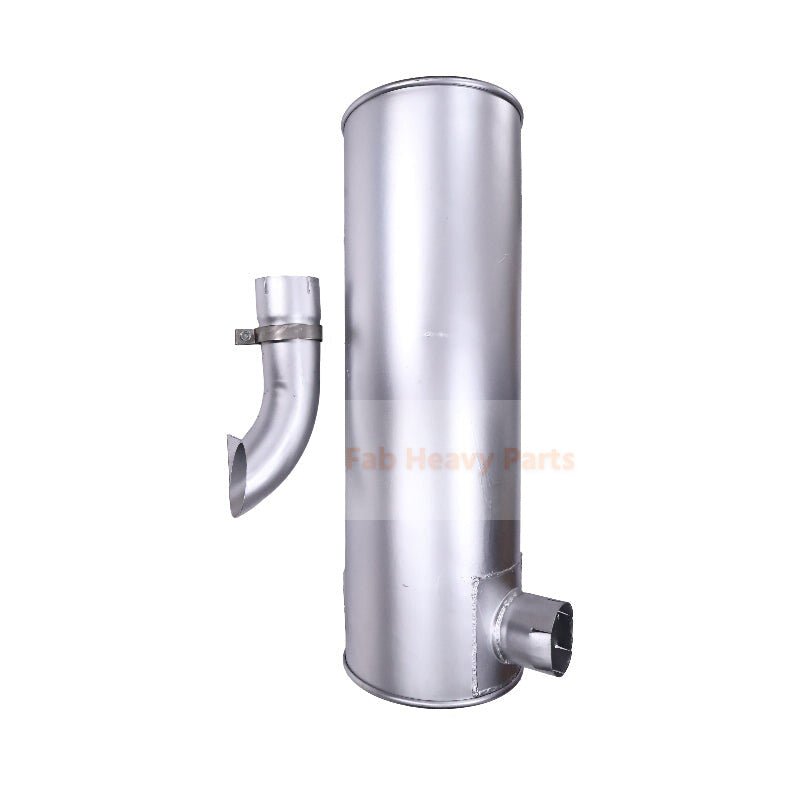 Muffler 4402995 Fits for Isuzu Engine 6RB1 Hitachi Excavator EX400 - 5 EX400LC - 5 EX450LC - 5 EX450H - 5 EX450LCH - 5 - Fab Heavy Parts