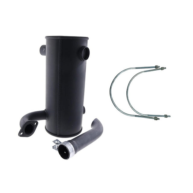 Muffler 4448024 4638006 With U Bolt 4415969 4379801 Fits for Hitachi ZAXIS70 ZAXIS70LC ZAXIS80 ZR240JC ZR600TS ZR800TS ZX60 ZX70 ZX80 - Fab Heavy Parts
