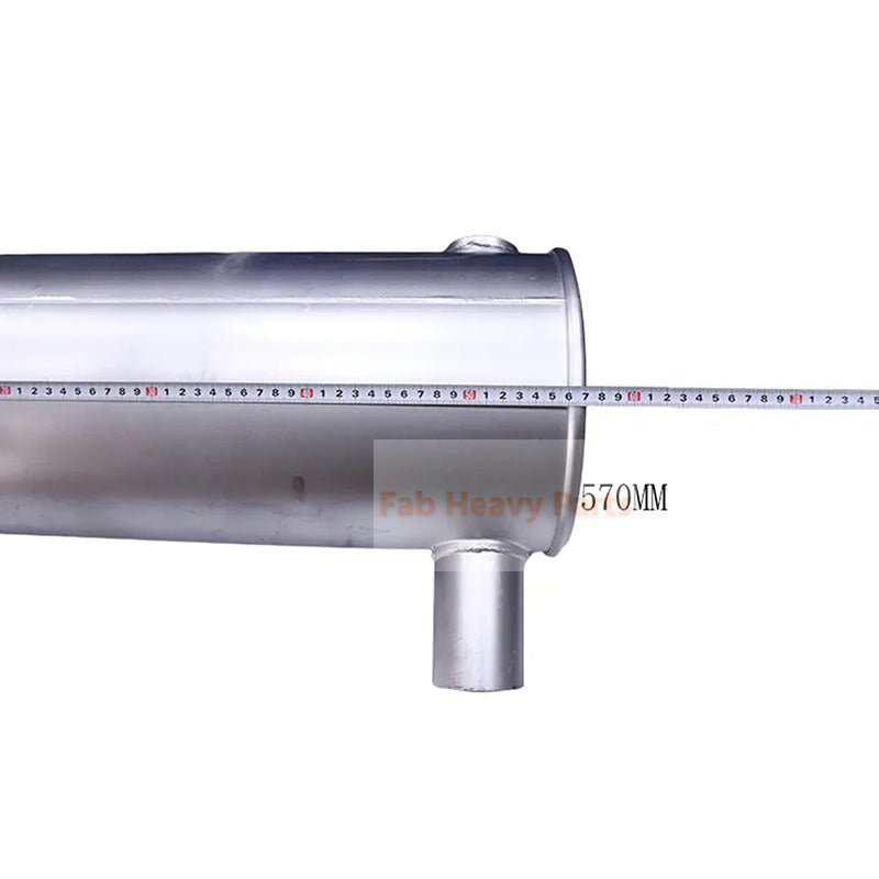 Muffler 5I - 7935 with U Bolt 5I - 7848 and Clamp 5I - 7639 for Caterpillar CAT Engine 3064 Excavator 311B 312B E110B E120B E311 E312 E311B E312B - Fab Heavy Parts