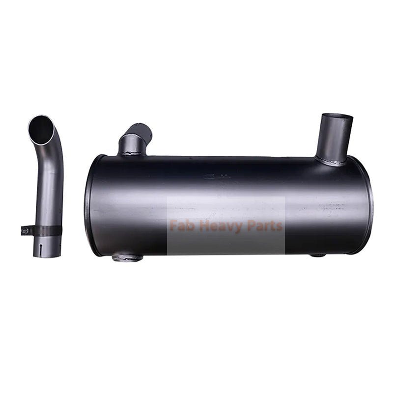 Muffler 5I - 7935 with U Bolt 5I - 7848 and Clamp 5I - 7639 for Caterpillar CAT Engine 3064 Excavator 311B 312B E110B E120B E311 E312 E311B E312B - Fab Heavy Parts