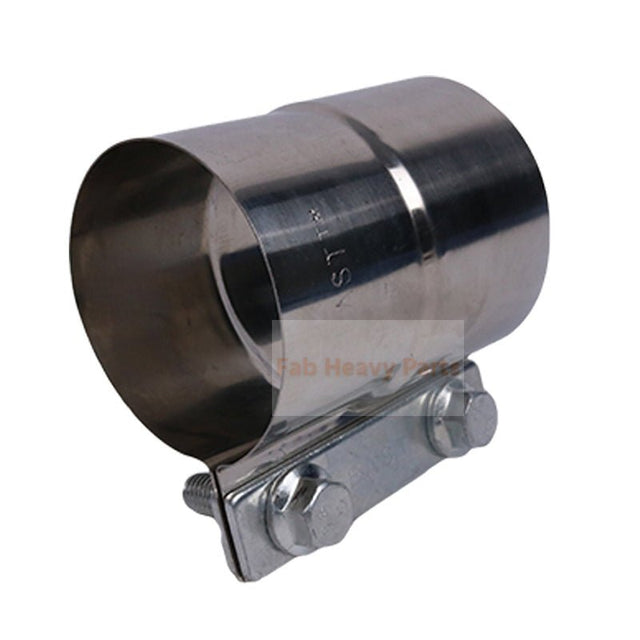 Muffler Clamp 2432R234 2432T473 2432T2279 Fits for Kobelco K903 SK60 K904 K907 MD140C MD200C SK100 SK120 SK200 - Fab Heavy Parts