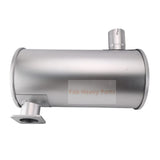 Muffler Fits for Komatsu Excavator PC75 PC78 P/N 6731 - 11 - 5530, Engine 4D102E - Fab Heavy Parts