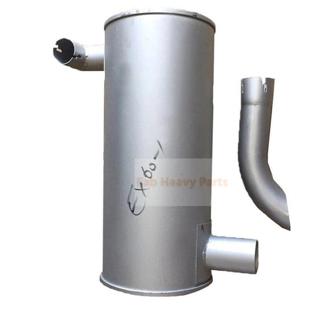 Muffler Fits for Nissan Engine FD33 Hitachi Excavator EX60 EX60G EX60SR EX60 - 1 - Fab Heavy Parts