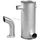 Muffler for Kobelco SK200 - 5 SK200 - 3 Excavator, Engine 6D34 - Fab Heavy Parts