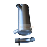 Muffler Silencer 2427R721 Fits for Kobelco Excavator SK120LC SK120 SK150LC K120 - 3 SK120LC - 3 SK150LC - 3 MD140C - Fab Heavy Parts
