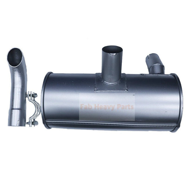 Muffler Silencer 2427U1139 with 2Pcs U Bolt 2420T7227 and Clamp 2432T812F1 Fits for Isuzu Engine 4JB1 Kobelco Excavator SK60 SK60 - 3 SK60 - 4 - Fab Heavy Parts